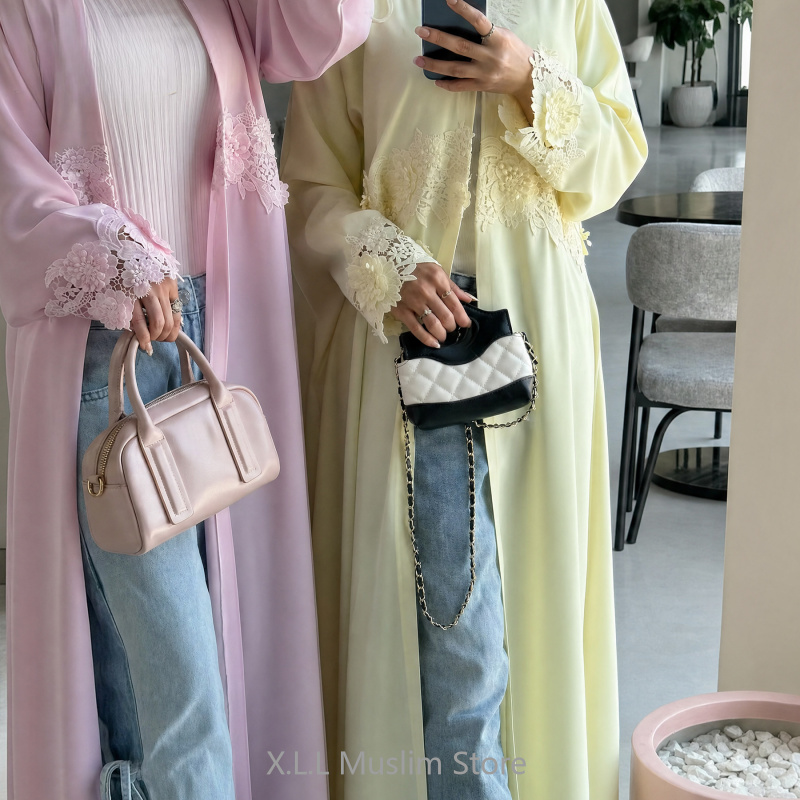 2026 Embroidered Floral Muslim - Summer Clothing Hijab ulasan dan harga