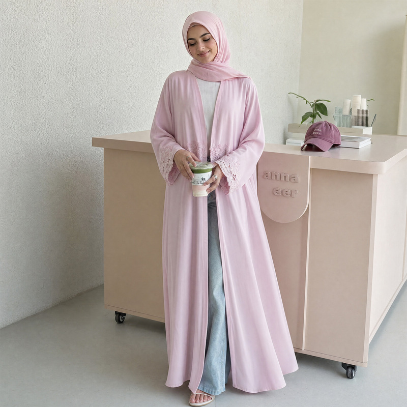 2026 Embroidered Floral Muslim - Summer Clothing Hijab ulasan dan harga