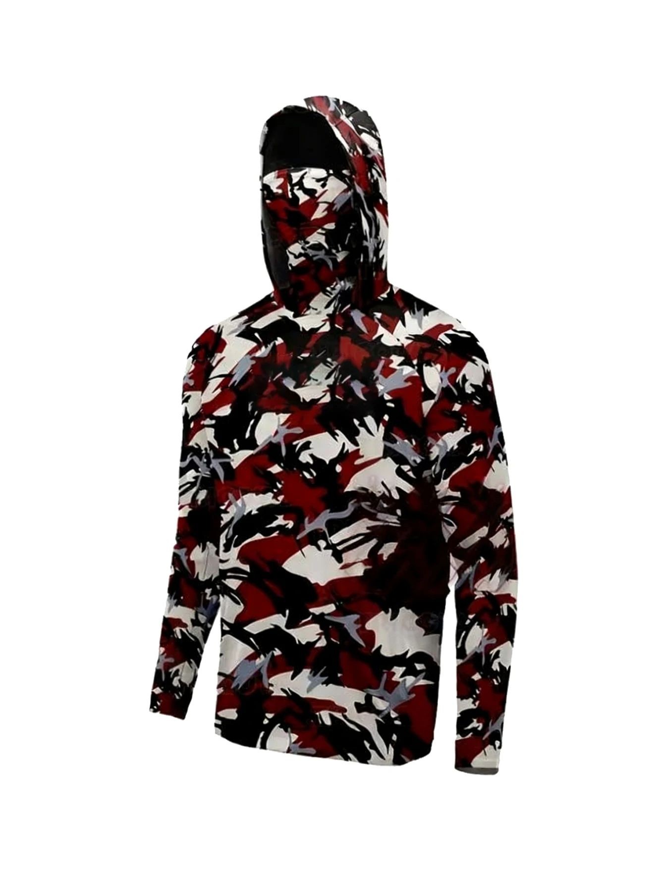 Outdoor Men Fishing Hooded Shi - Summer Clothing Line ulasan dan harga