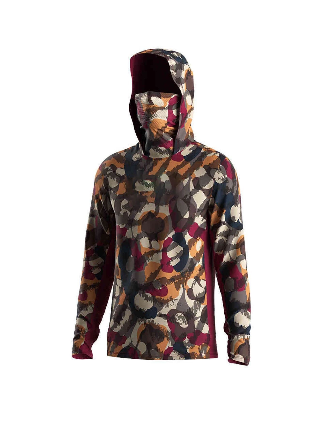 Outdoor Men Fishing Hooded Shi - Summer Clothing Line ulasan dan harga