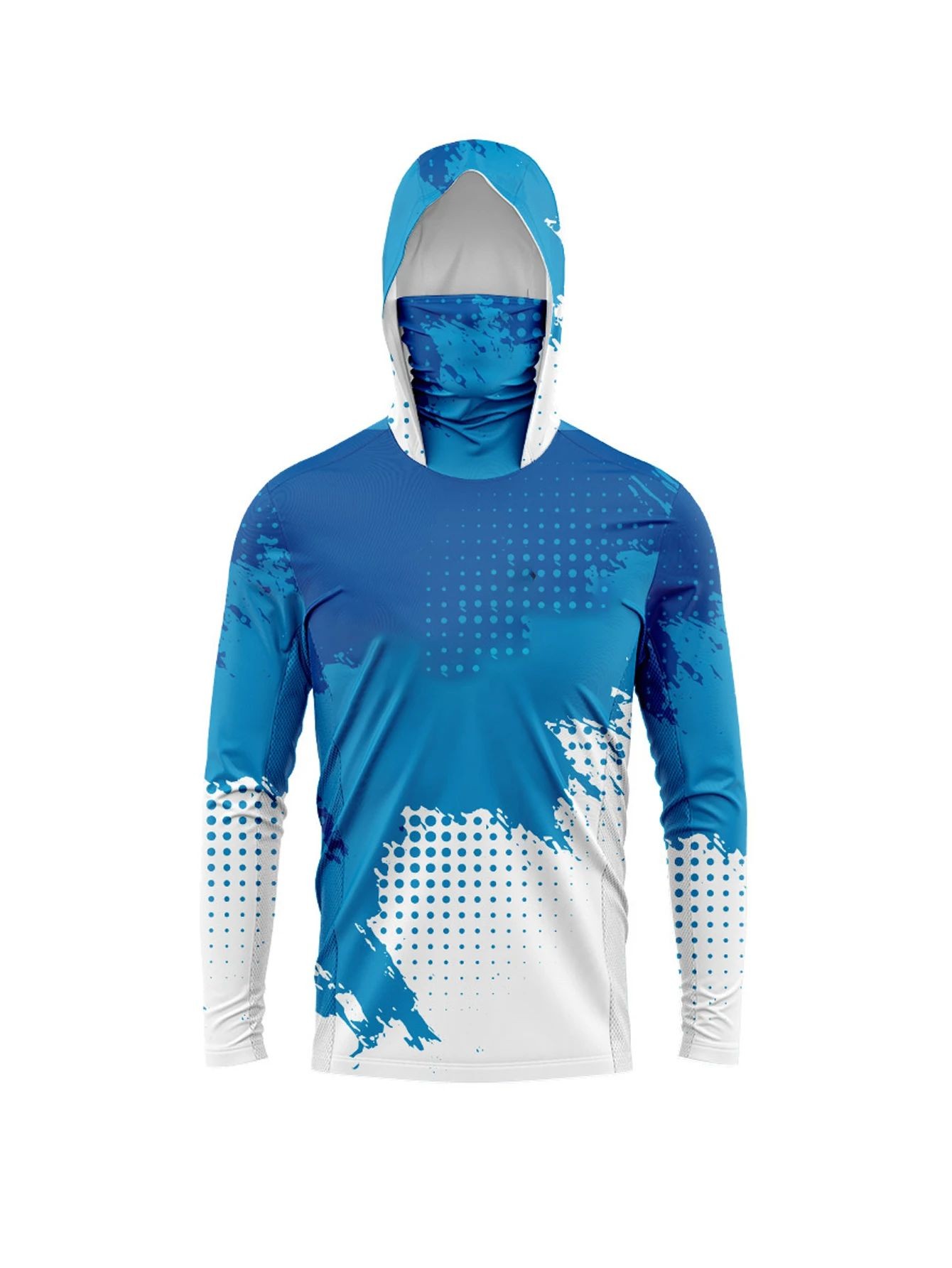 Outdoor Men Fishing Hooded Shi - Summer Clothing Line ulasan dan harga