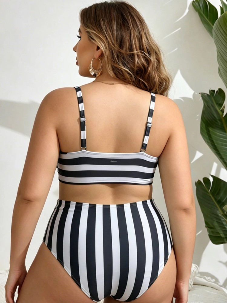L-4XL Plus Size High Waist Bik - Bikini Set Push Up ulasan dan harga