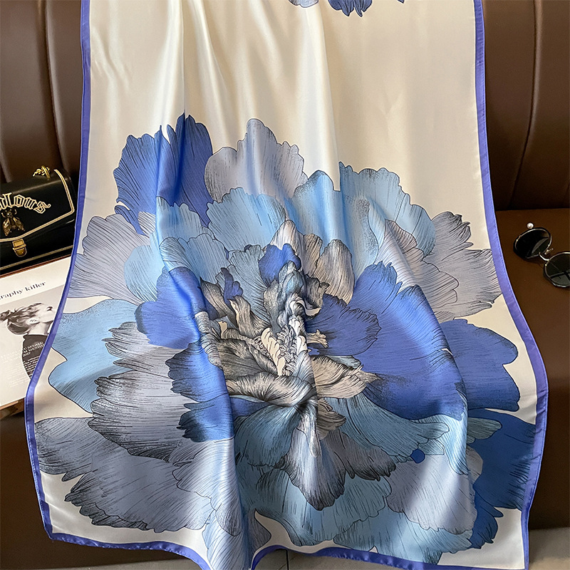 2023 Spain Luxury Silk Scarf B - Summer Clothing Hijab ulasan dan harga