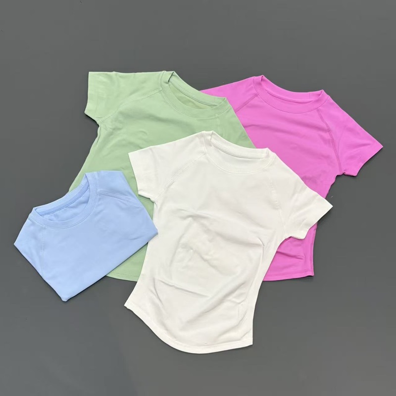 Short Sleeve Seamless Yoga Top - Summer Yoga Clothing ulasan dan harga