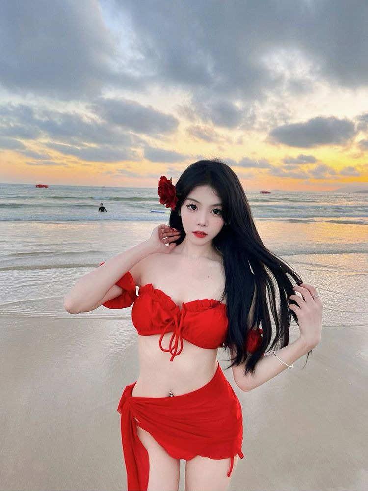 Sexy Red Bikini for Women 2026 - Bikini Set Push Up ulasan dan harga