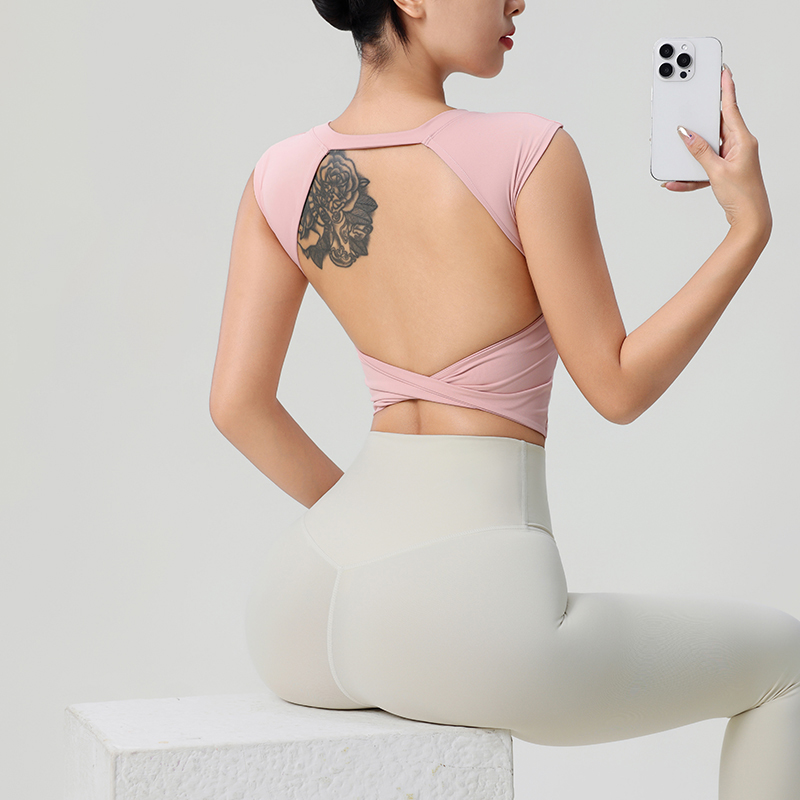 Women's Backless Fitness Cloth - Summer Yoga Clothing ulasan dan harga