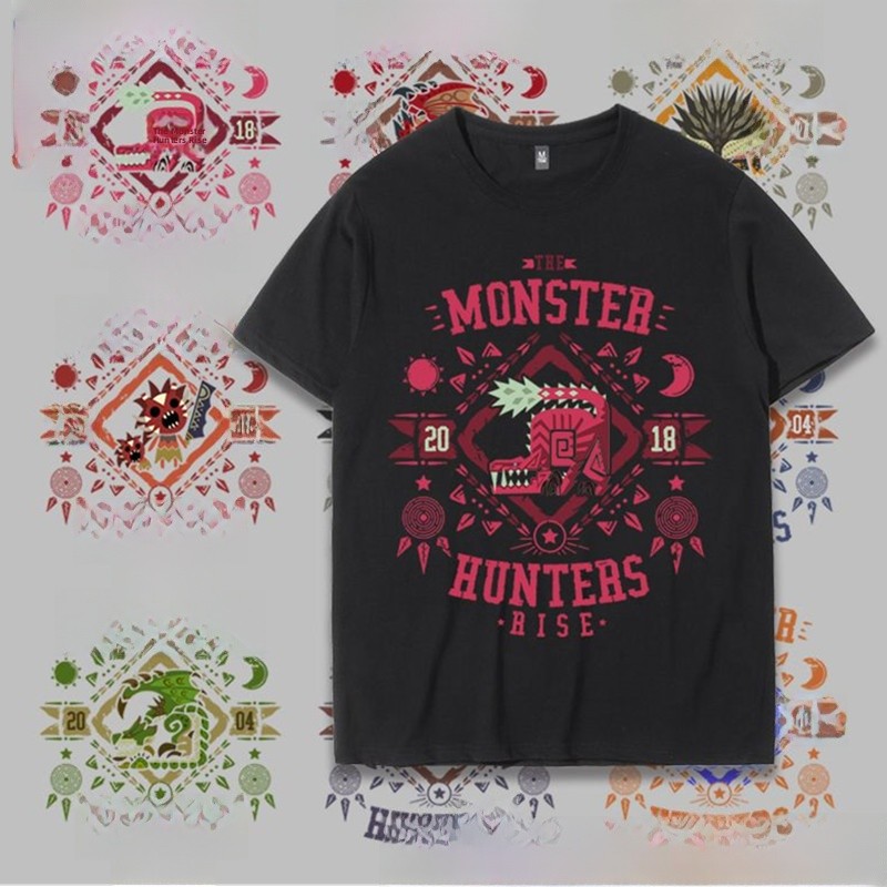 Monster  Rise Collaborative T- - Summer Games Clothing Brand ulasan dan harga