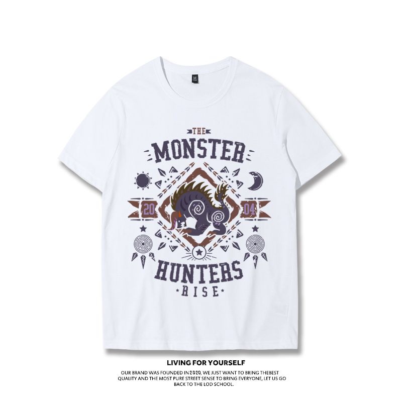 Monster  Rise Collaborative T- - Summer Games Clothing Brand ulasan dan harga