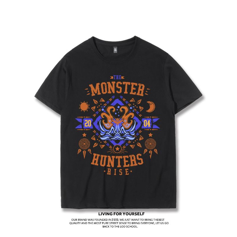 Monster  Rise Collaborative T- - Summer Games Clothing Brand ulasan dan harga