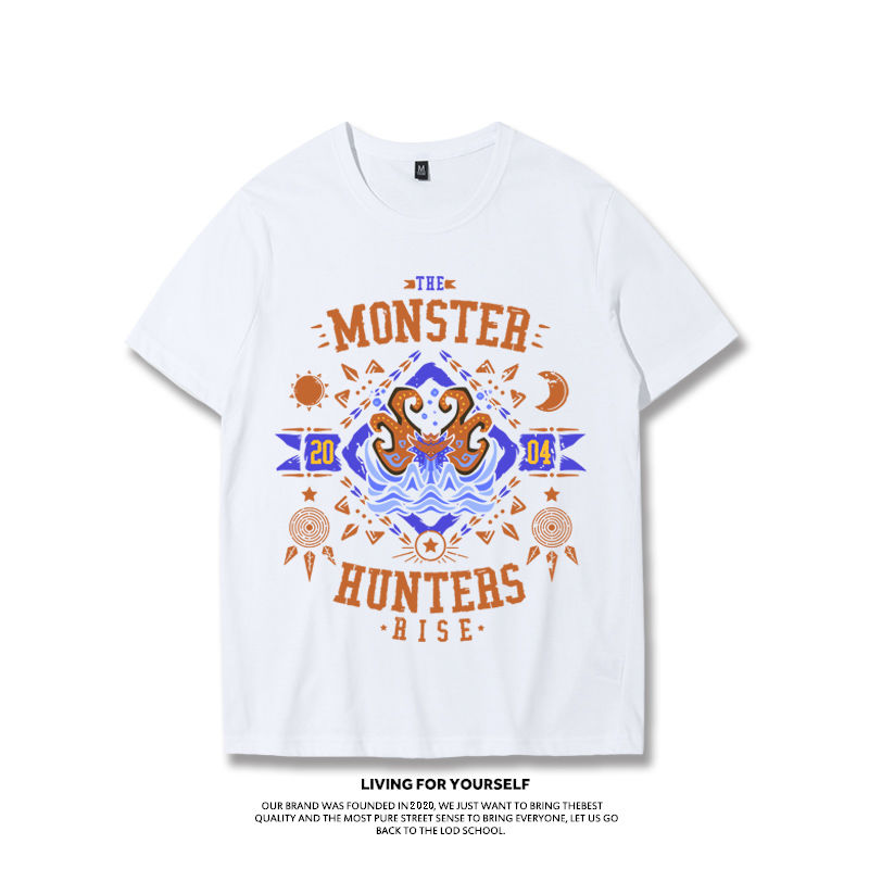 Monster  Rise Collaborative T- - Summer Games Clothing Brand ulasan dan harga
