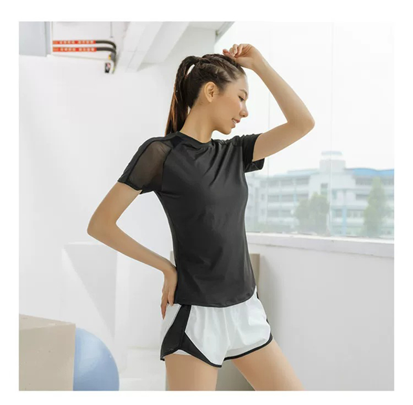 Summer Sports Short-Sleeved Wo - Summer Yoga Clothing ulasan dan harga