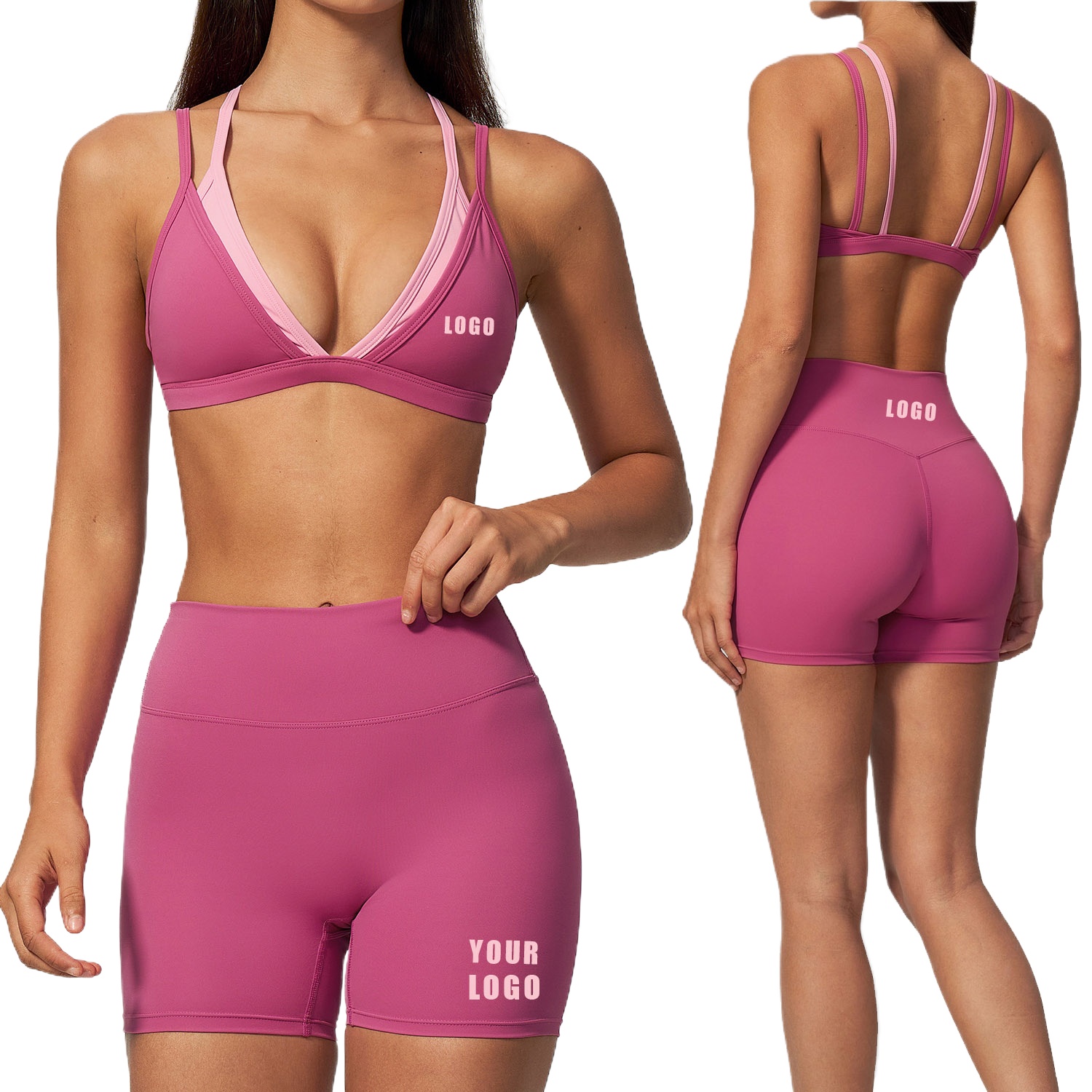 Personalized LOGO Customized W - Summer Yoga Clothing ulasan dan harga