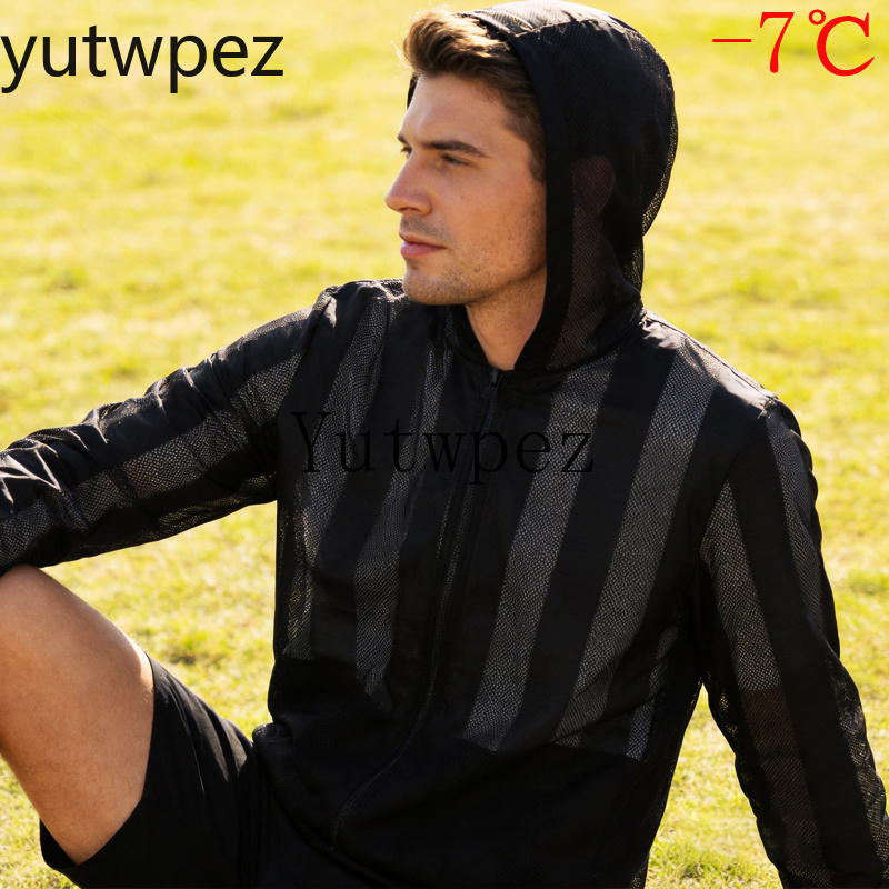 Men's Ice Silk Sun Protection  - Summer Yoga Clothing ulasan dan harga