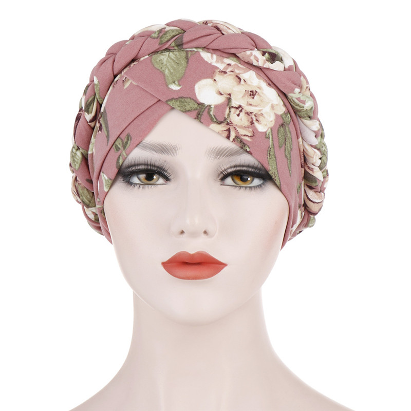 Cotton print muslim turban sca - Summer Clothing Hijab ulasan dan harga