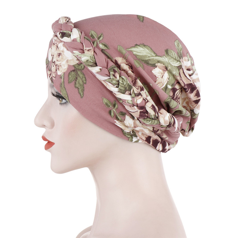 Cotton print muslim turban sca - Summer Clothing Hijab ulasan dan harga
