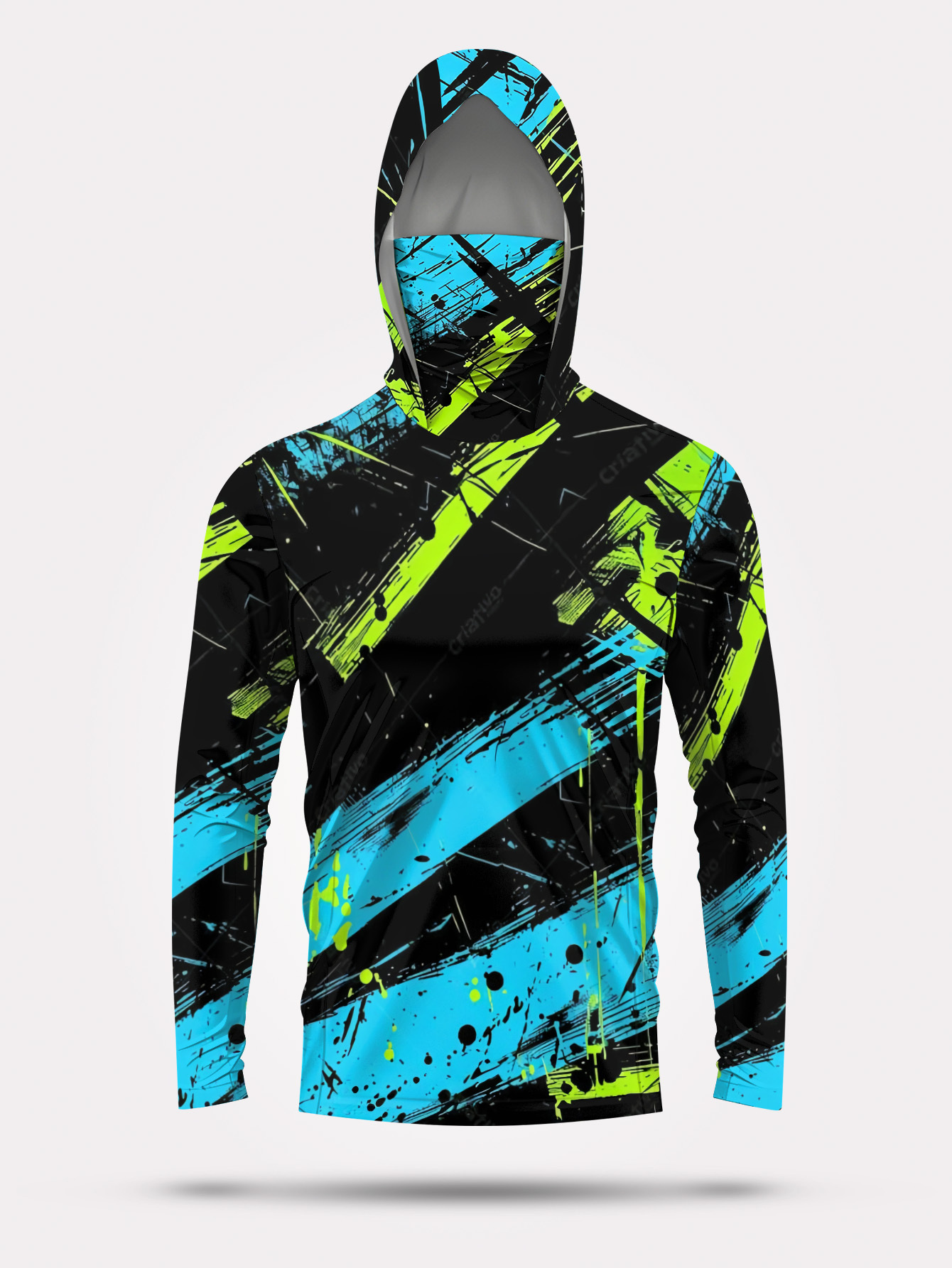 Fishing Hoodie Men Long Sleeve - Summer Clothing Line ulasan dan harga