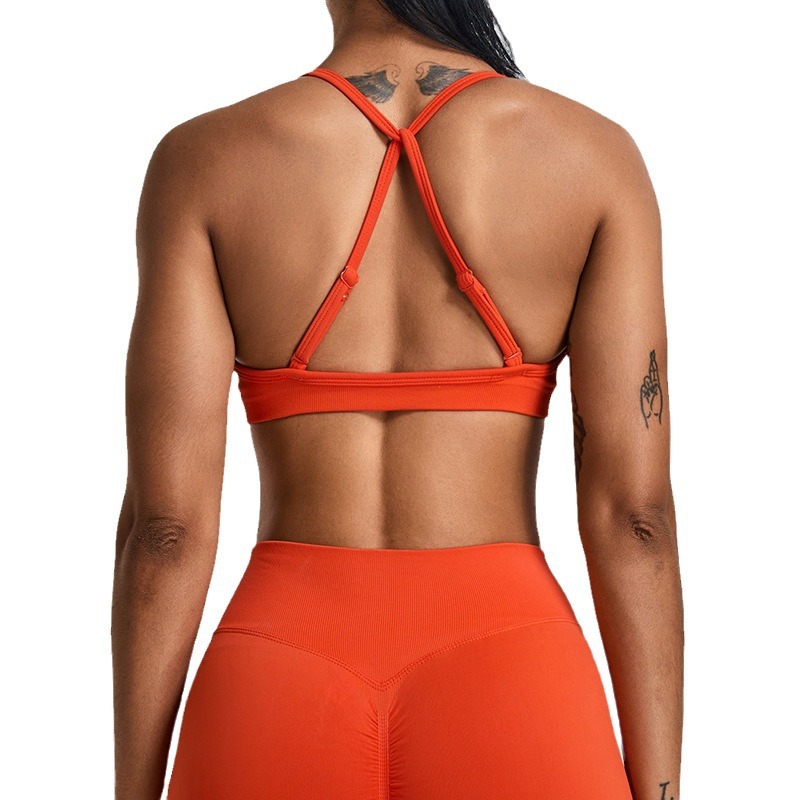 Summer Sexy Scrunch Sports Bra - Summer Yoga Clothing ulasan dan harga
