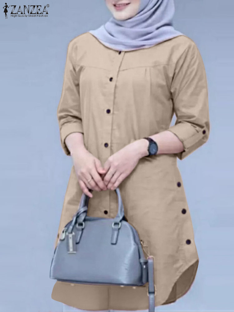 2026 ZANZEA Spring Shirt Fashi - Summer Clothing Hijab ulasan dan harga