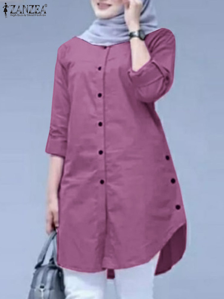 2026 ZANZEA Spring Shirt Fashi - Summer Clothing Hijab ulasan dan harga