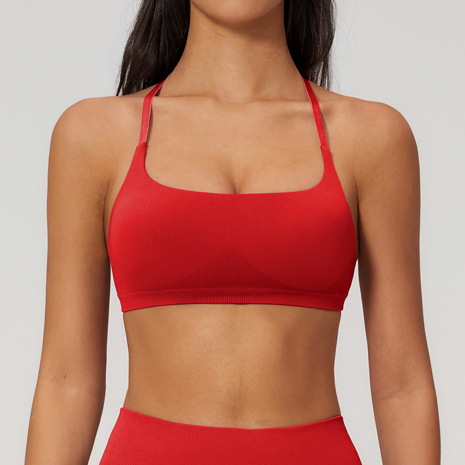 Summer Sexy Scrunch Sports Bra - Summer Yoga Clothing ulasan dan harga