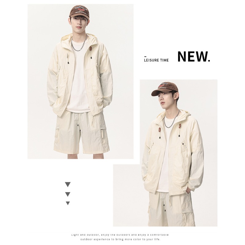 Summer Outdoor Golf Casual UV  - Yours Clothing Summer Jackets ulasan dan harga
