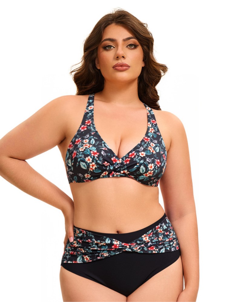 Plus Size High Waist Bikini Wo - Bikini Set Push Up ulasan dan harga